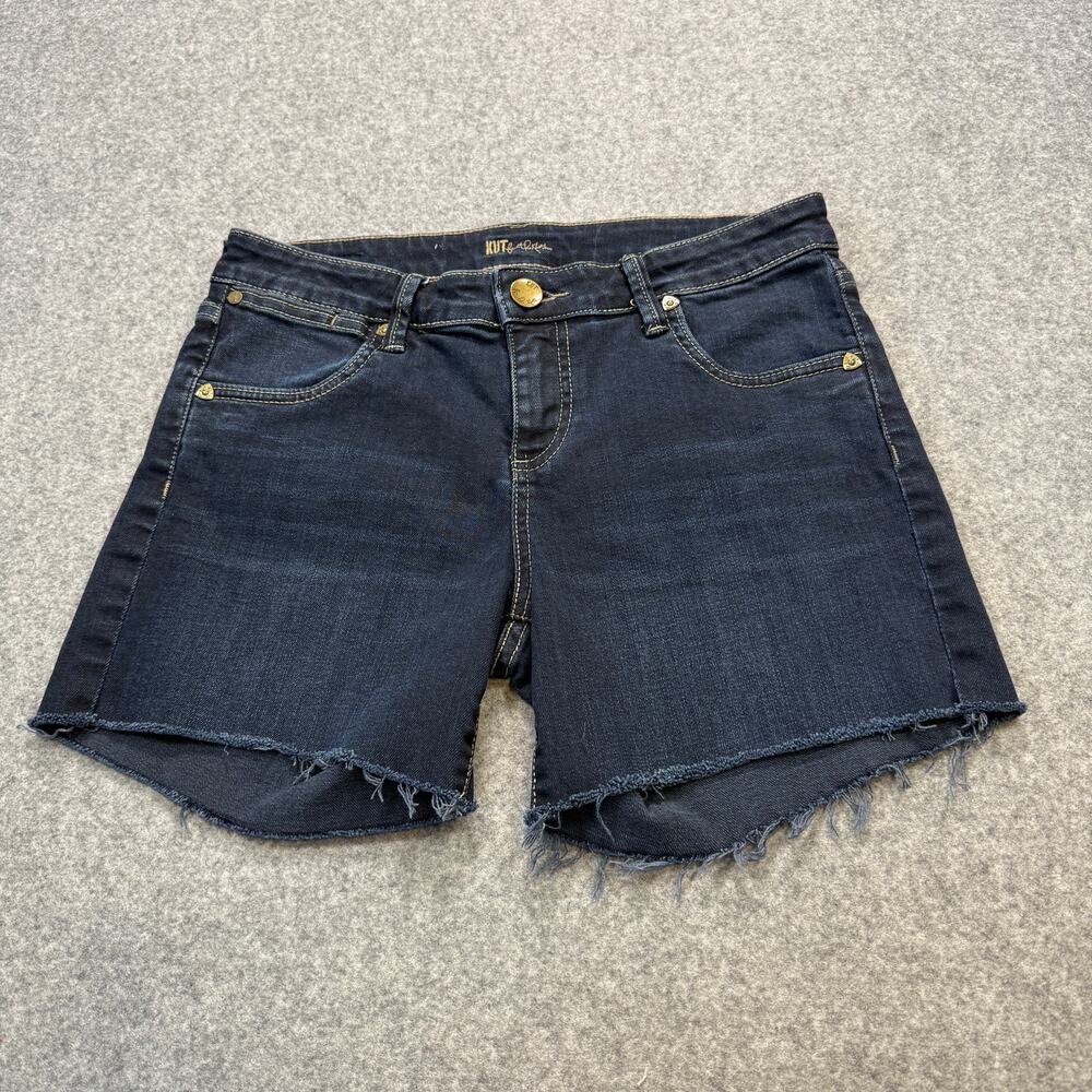 Women's KUT from the Kloth Cut-Off Dark Wash Denim Shorts Size 4